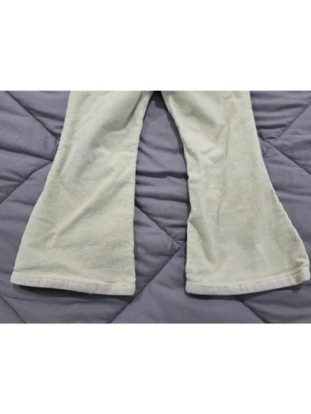 Vintage Gymboree Size 3 Mint Green Retro Flare Adjustable Waist Corduroy Pants